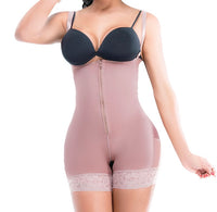 Hook and Zip Body Shaper and Butt Lifter