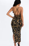 CHAIN MAXI DRESS