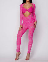 Pink Jewel Jumpsuit